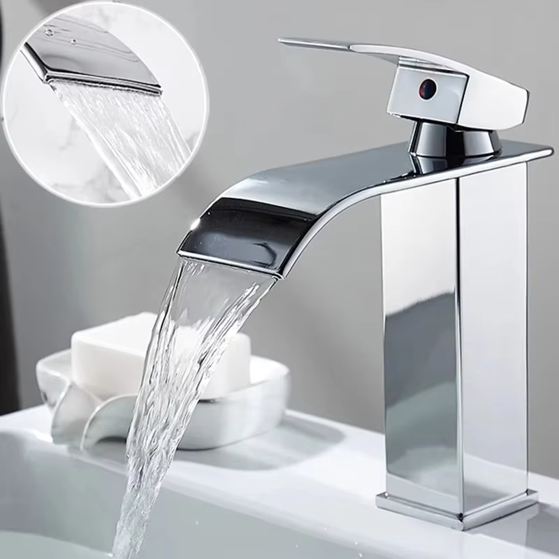 Home Bathroom Wash Basin - 욕실 가정용 폭포형 세면대 구리 코어