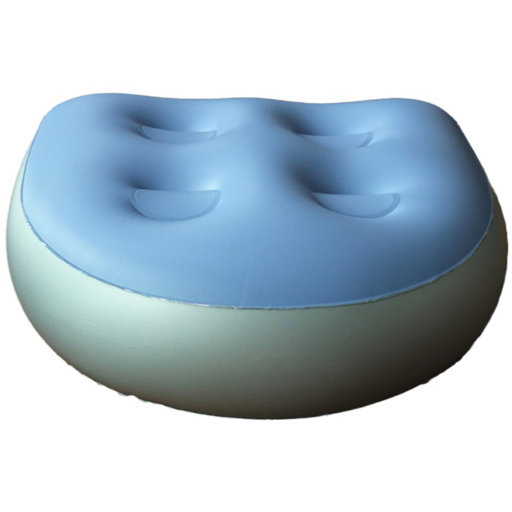 Bathtub Pillow Inflatable - 흡착컵이 있는 풍선식 스파 시트 매트,