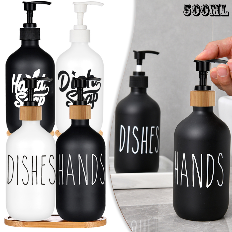 Home Bathroom Soap Dispenser - 500ml 접시 비누 병 디스펜서 리필