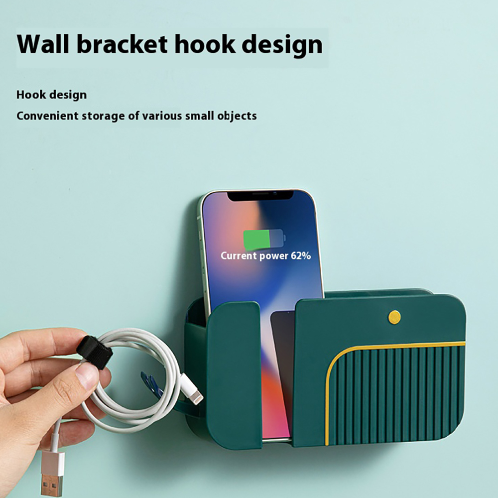Home Essentials Bathroom Organizer - 펀치프리 레트로 벽걸이 수납함 셀프 접착식