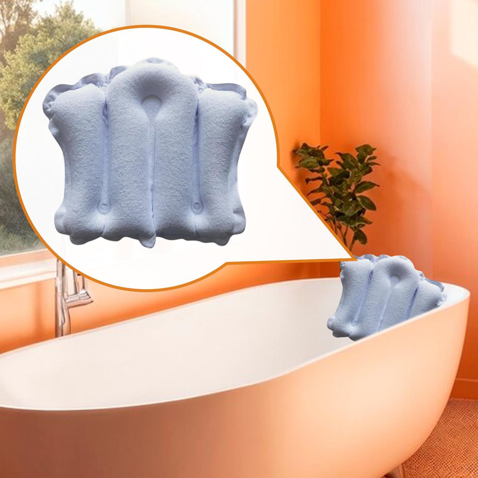 Bathtub Pillow Inflatable - 팽창식 목욕 베개 방수 스파 욕조