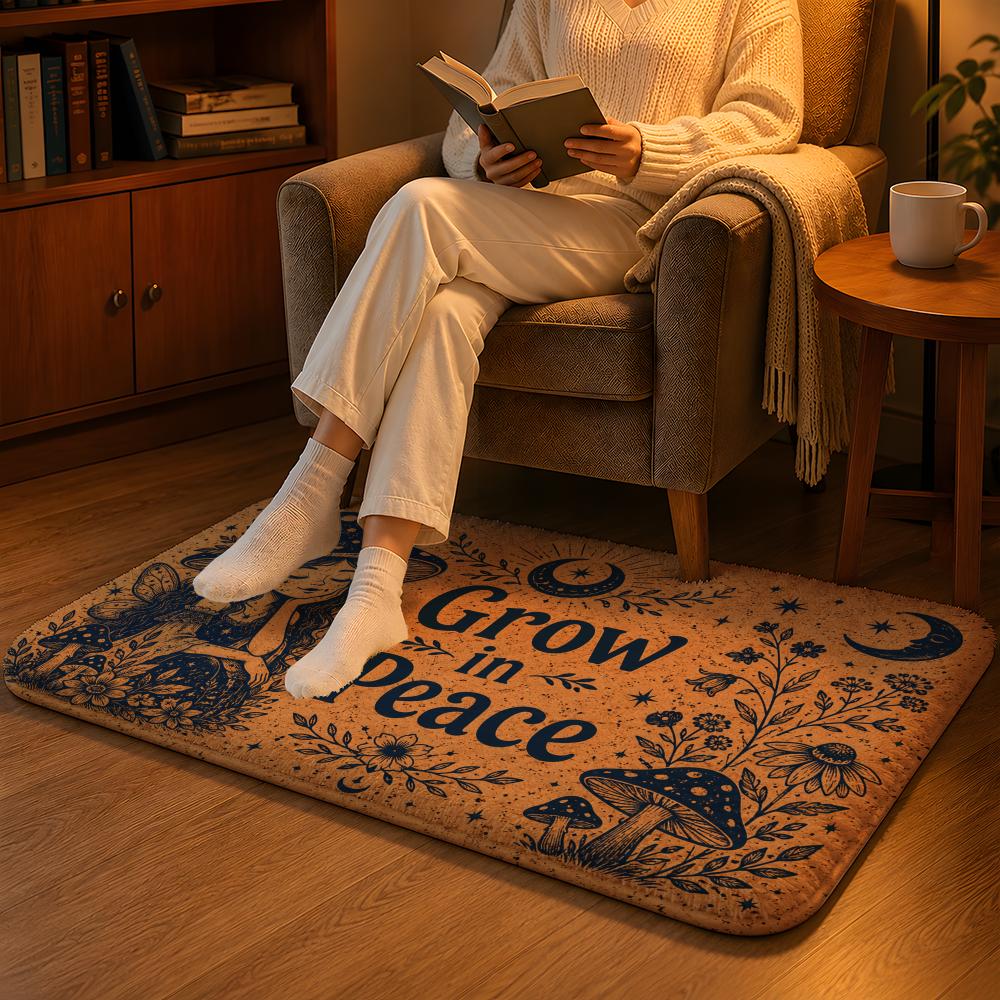 Home Goods Bathroom Rugs - Celestial Good Vibes 바닥 매트 부드러운