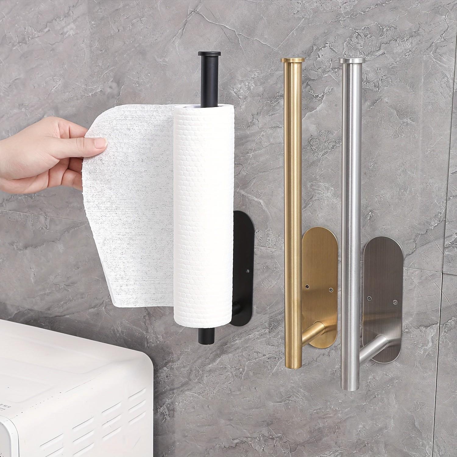Home Bathroom Wallpaper - 미니멀리스트 스테인리스 스틸 벽걸이 타월 바