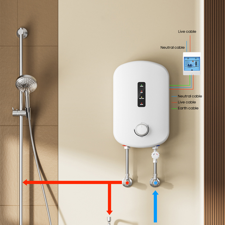 Home Bathroom Geyser - 가정용 스마트 저전력 3.5kW 4.5kW 5.5kW