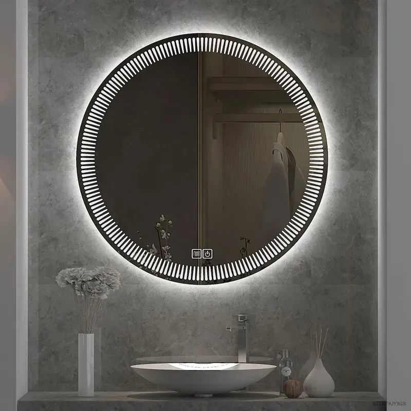 Bathroom Mirror Led - 24인치 원형 LED 욕실 거울 김서림