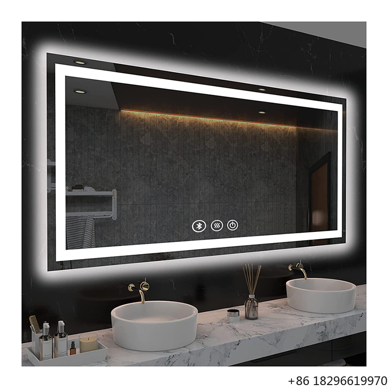 Bathroom Mirror Led - 대형 직사각형 LED 스마트 욕실 거울,