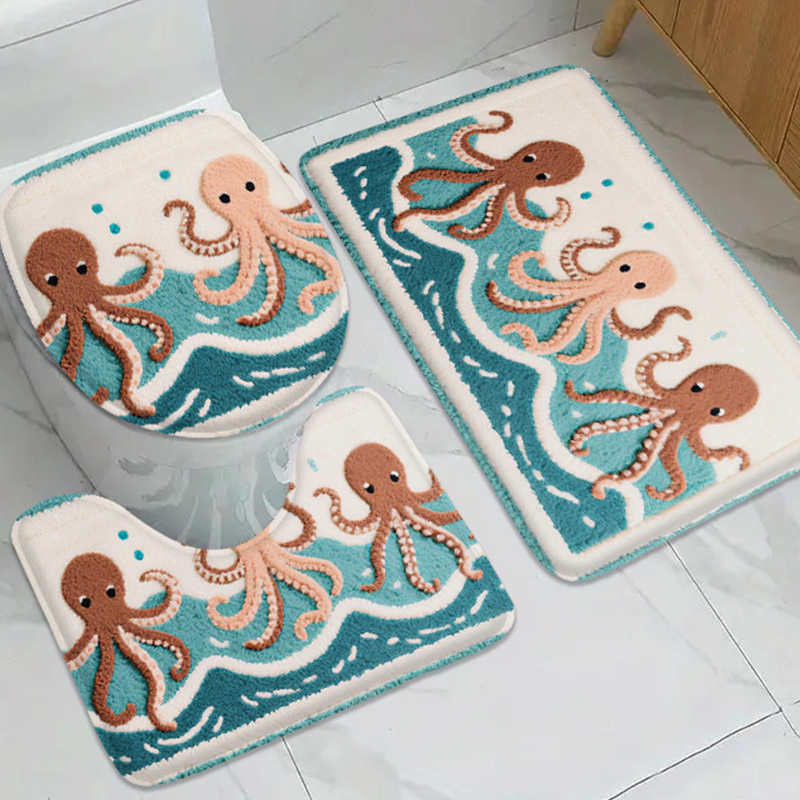 해변 불가사리 프린트 홈 매트, 카펫, 세면대, 흡수  - Home Bathroom Wash Basin 리뷰 및 가격