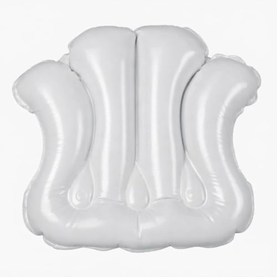 흡착판이 있는 풍선형 비닐 스파 목욕 베개, 조개 모양 - Bathtub Pillow Inflatable 리뷰 및 가격