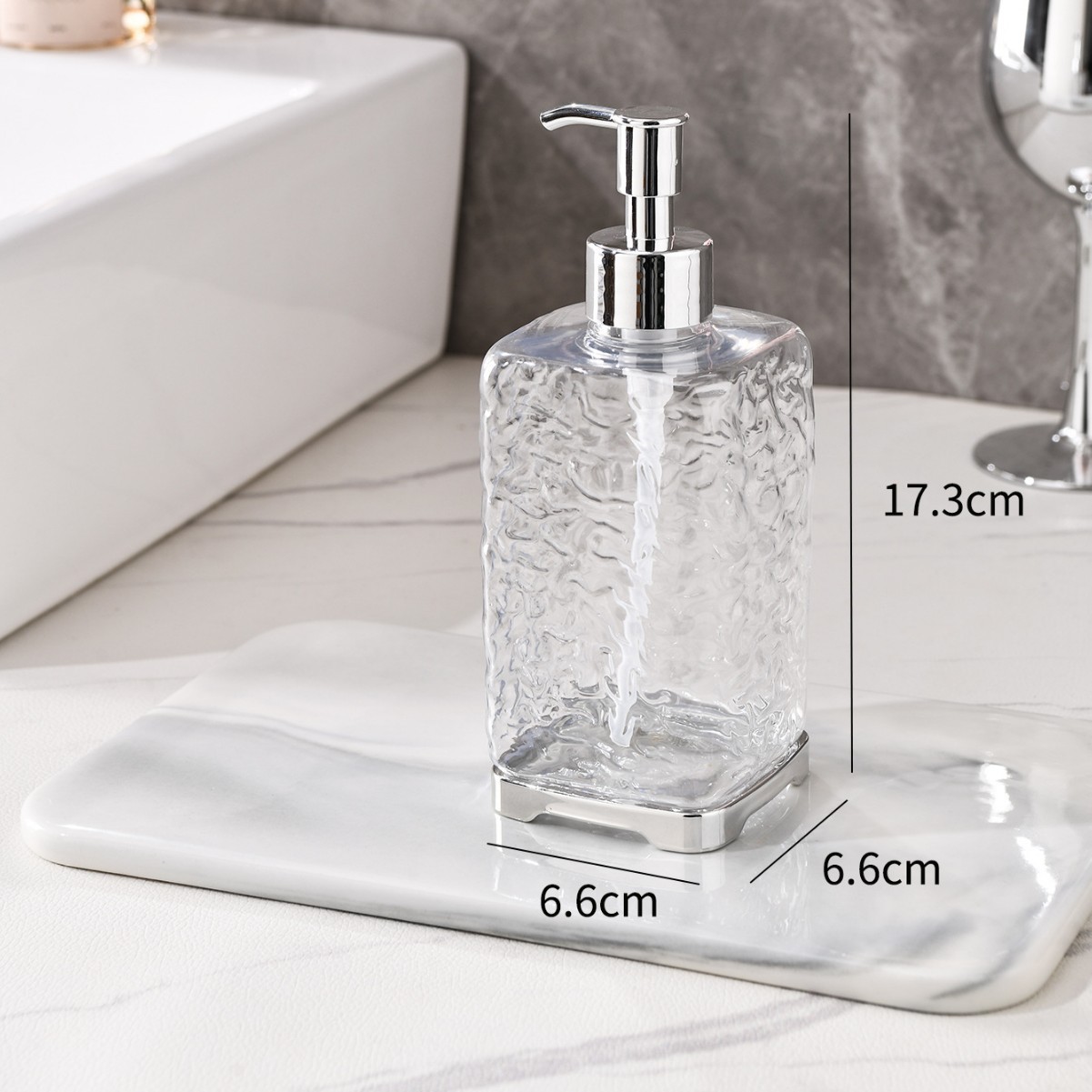 1pc 럭셔리 손 소독제 병 액체 비누 디스펜서 플라스 - Home Bathroom Soap Dispenser 리뷰 및 가격