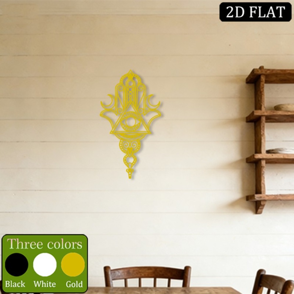 CIFBUY 철제 벽 장식 하마사 악마의 눈 금속 조각 - Home & Bathroom Building Products Pte Ltd Photos 리뷰 및 가격