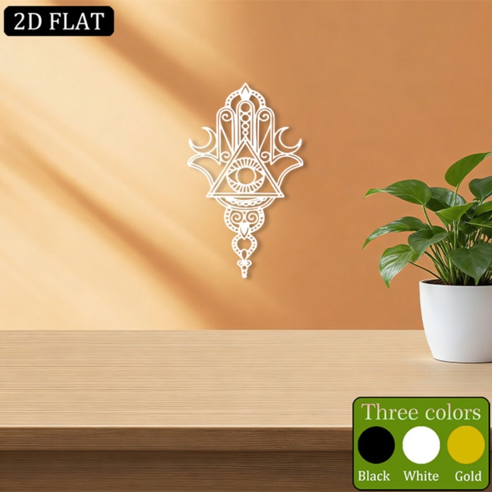 CIFBUY 철제 벽 장식 하마사 악마의 눈 금속 조각 - Home & Bathroom Building Products Pte Ltd Photos 리뷰 및 가격