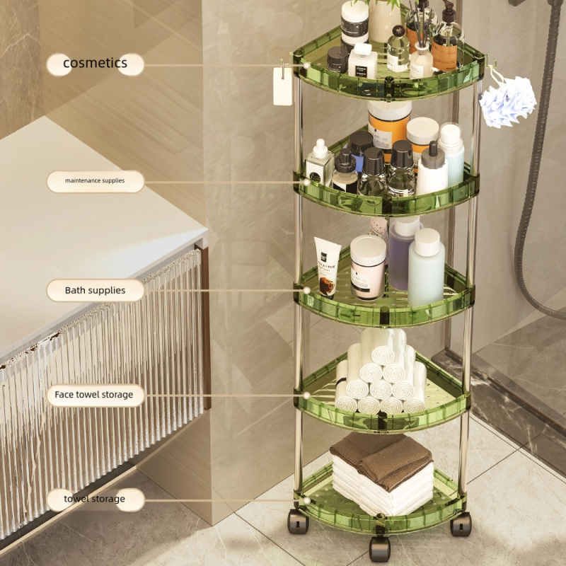 욕실 수납 선반 다층 정리대 화장실 기숙사 가정용 이동 - Home Essentials Bathroom Organizer 리뷰 및 가격