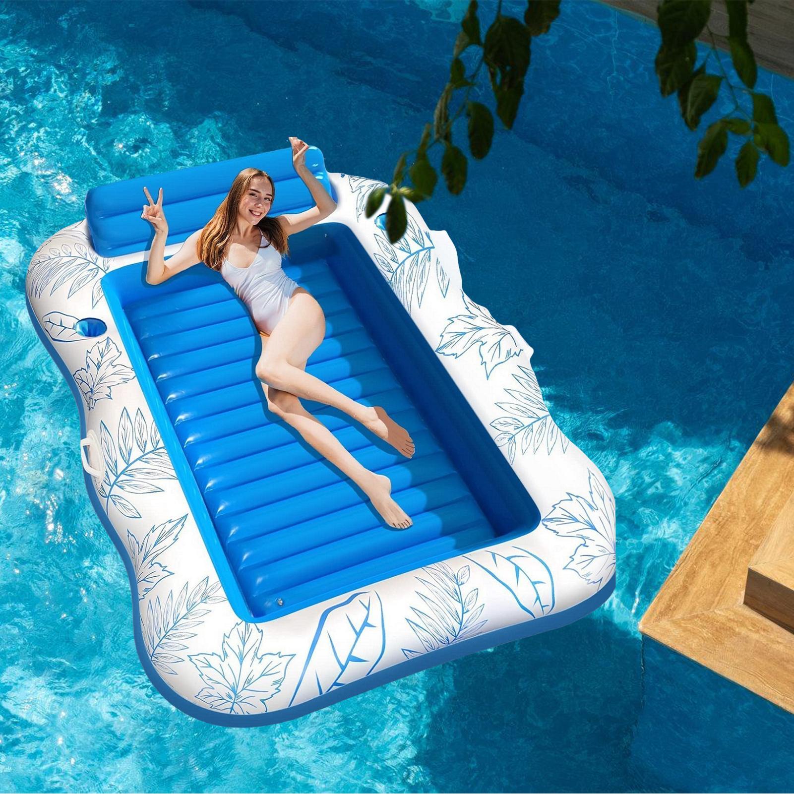 팽창식 태닝 풀, 풍선형 일광욕 침대, 성인용 태닝 풀 - Bathtub Pillow Inflatable 리뷰 및 가격
