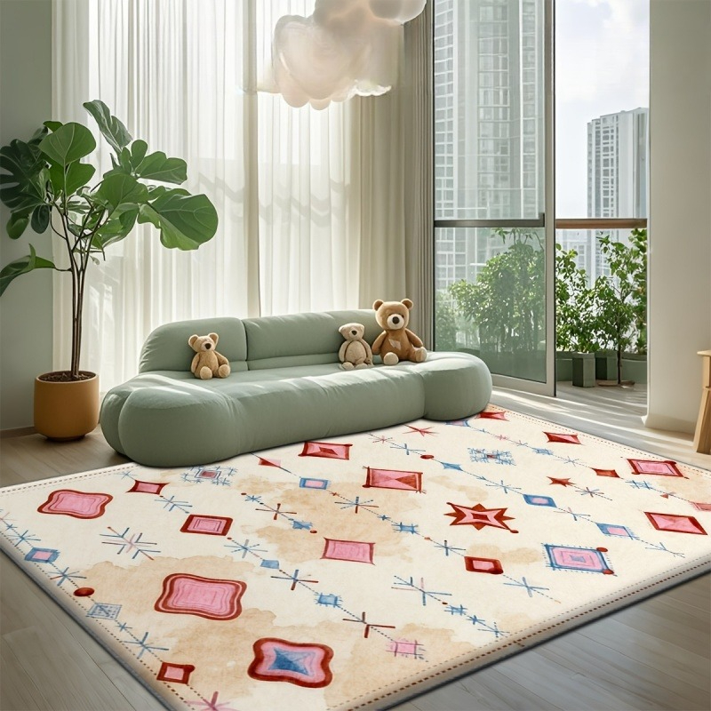 파스텔 레인보우 스트라이프 굿 무드 포지티브 쿼트 러그 - Home Goods Bathroom Rugs 리뷰 및 가격