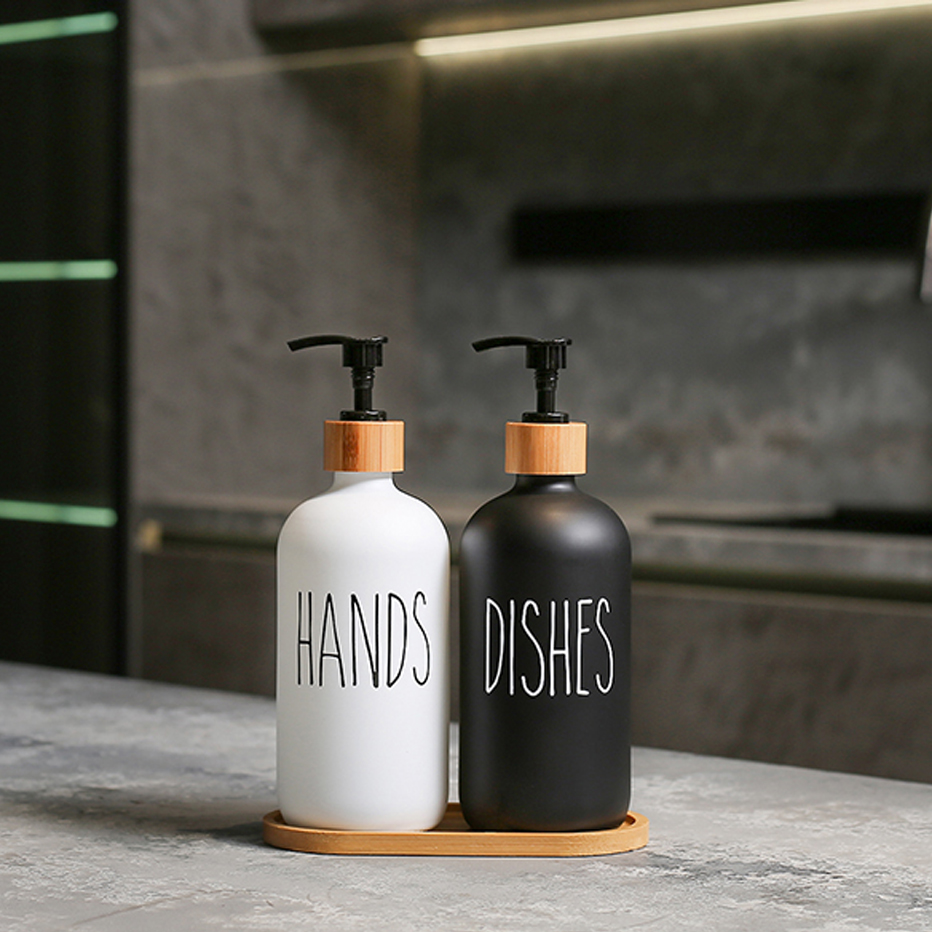 500ml 접시 비누 병 디스펜서 리필 형 욕실 핸드  - Home Bathroom Soap Dispenser 리뷰 및 가격