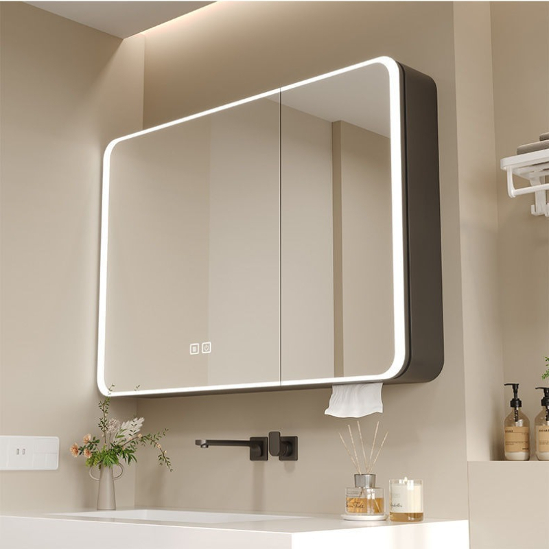 LED 욕실 거울 캐비닛 알루미늄 라운드형 스마트 수납 - Bathroom Mirror Led 리뷰 및 가격