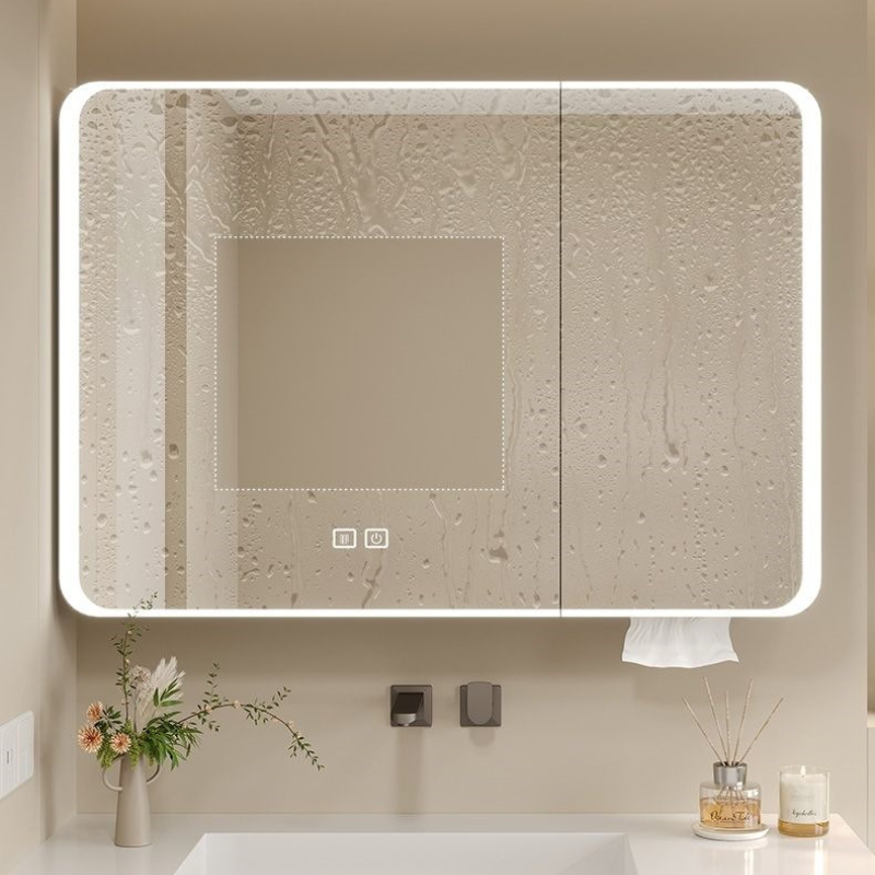 LED 욕실 거울 캐비닛 알루미늄 라운드형 스마트 수납 - Bathroom Mirror Led 리뷰 및 가격
