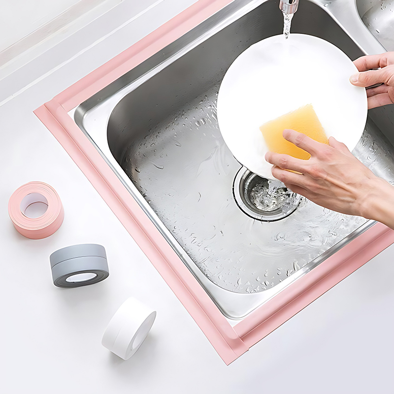 2 롤 다채로운 안티 곰팡이 테이프 키트 자체 접착 씰 - Home Bathroom Renovation 리뷰 및 가격
