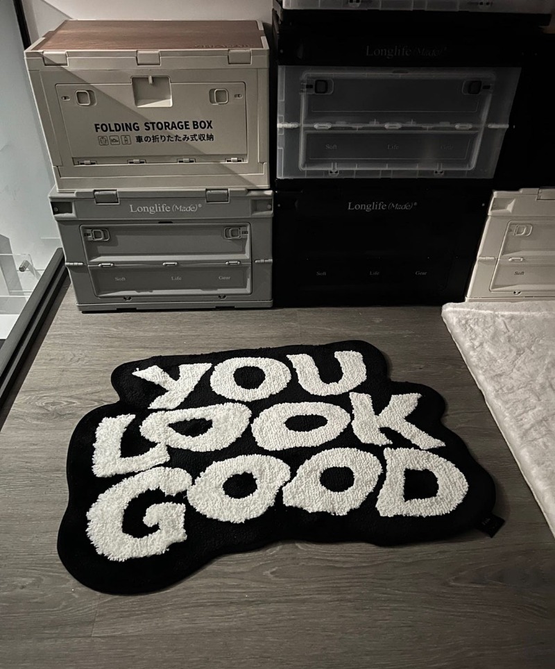 Tufted 당신은 잘 보입니다 러그 맞춤형 수제 러그 - Home Goods Bathroom Rugs 리뷰 및 가격