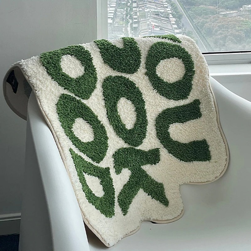 Tufted 당신은 잘 보입니다 러그 맞춤형 수제 러그 - Home Goods Bathroom Rugs 리뷰 및 가격