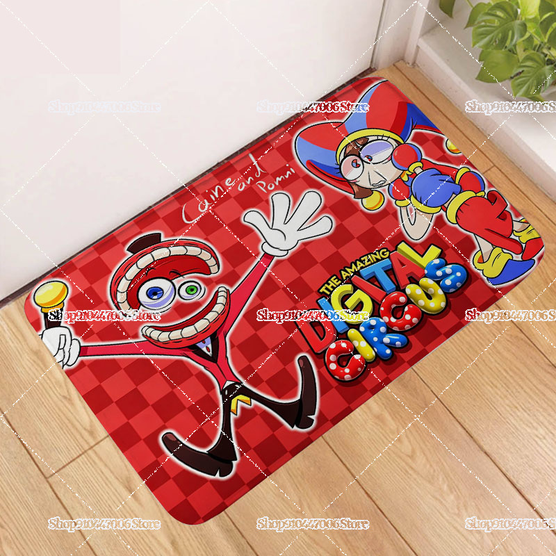 만화 어메이징 서커스 벨벳 도어 매트 바닥 러그 욕실  - Home Goods Bathroom Rugs 리뷰 및 가격