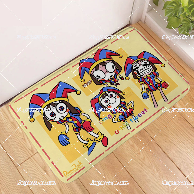 만화 어메이징 서커스 벨벳 도어 매트 바닥 러그 욕실  - Home Goods Bathroom Rugs 리뷰 및 가격