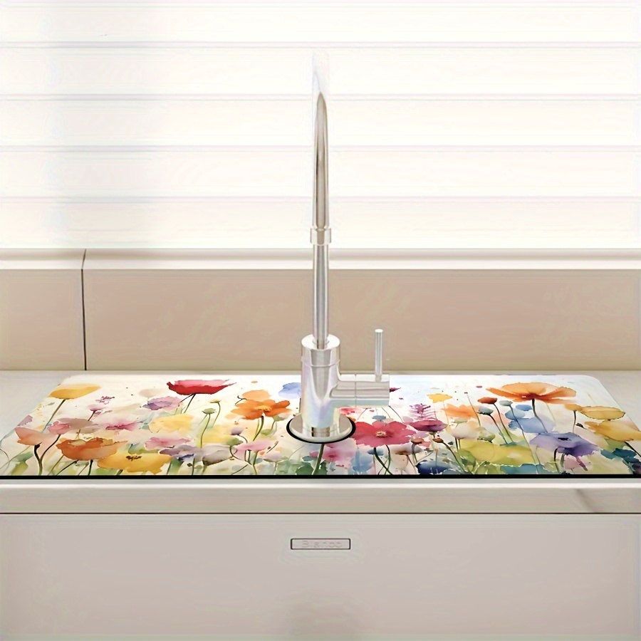 주방, 욕실 세면대, 싱크대 배수구 및 물튀김 방지 패 - Home Bathroom Wash Basin 리뷰 및 가격