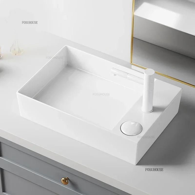 세면대 발코니 세탁기용 세면대 가정용 세라믹 욕실 싱크 - Home Bathroom Wash Basin 리뷰 및 가격
