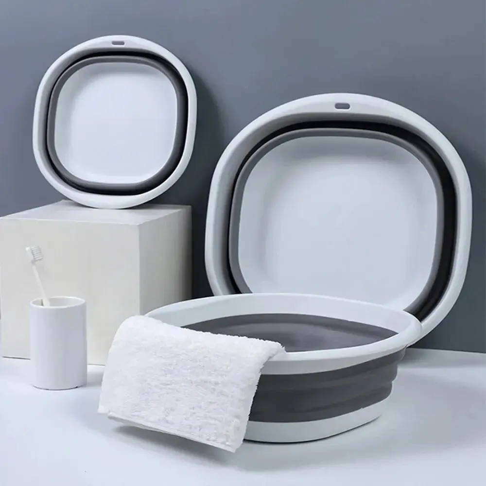 플라스틱 접이식 세면대 휴대용 세면대 접이식 세탁통 성 - Home Bathroom Wash Basin 리뷰 및 가격