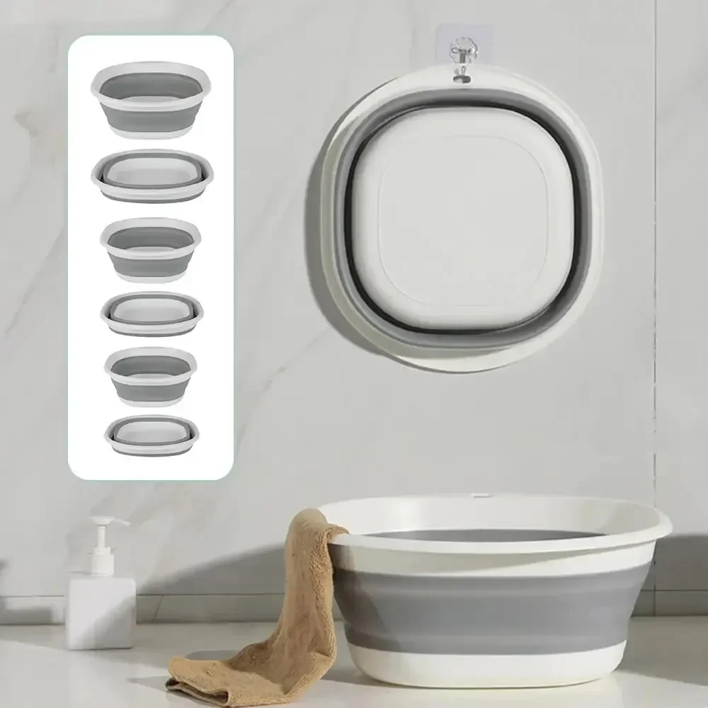 플라스틱 접이식 세면대 휴대용 세면대 접이식 세탁통 성 - Home Bathroom Wash Basin 리뷰 및 가격