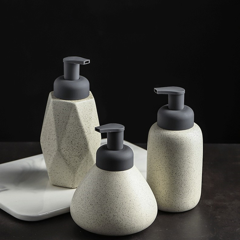 욕실 세라믹 무스 디스펜서/프레싱 폼 병/버블 비누 디 - Home Bathroom Soap Dispenser 리뷰 및 가격