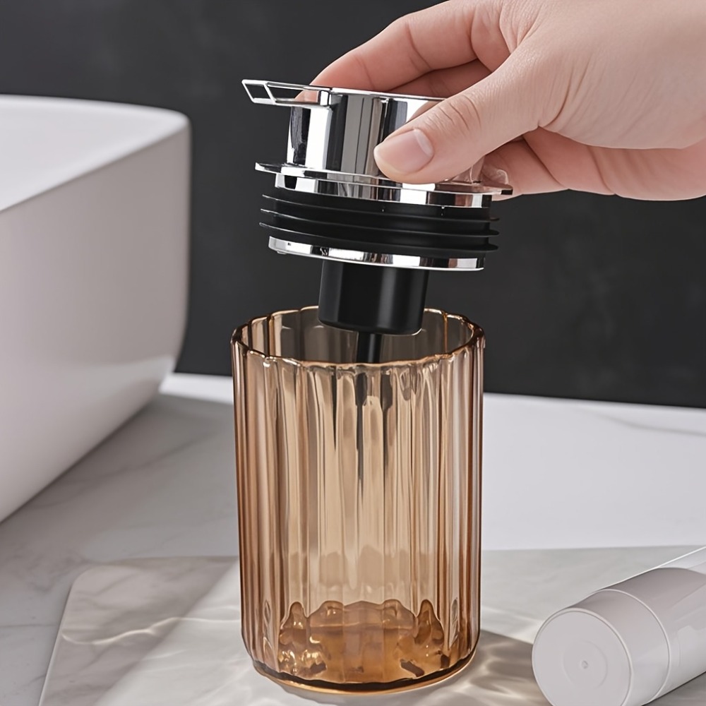 1PC 프레스 포밍 비누 디스펜서 가정용 투명 샴푸 병 - Home Bathroom Soap Dispenser 리뷰 및 가격