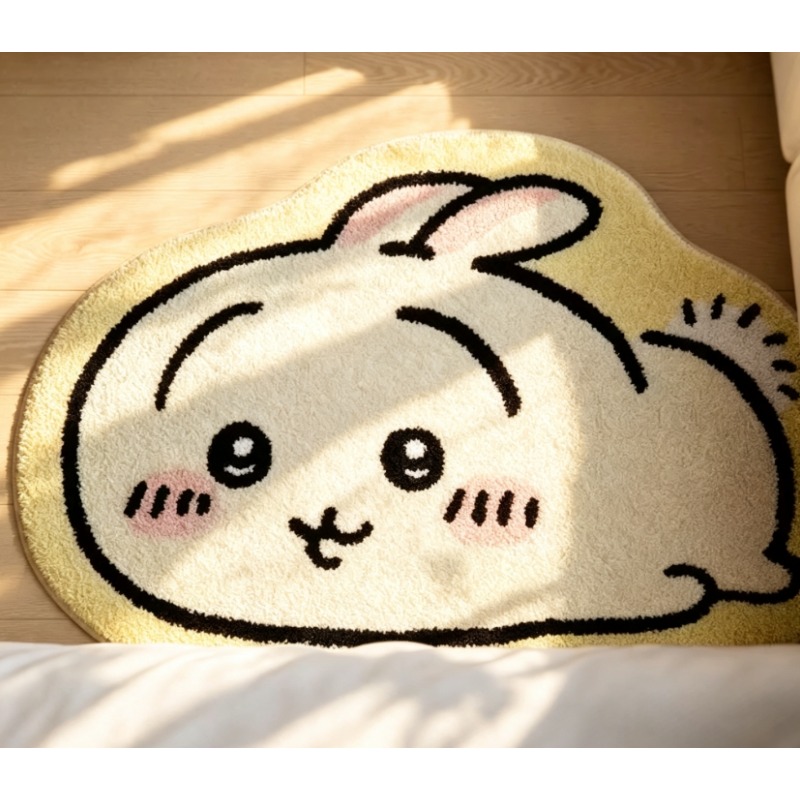 애니메이션 치이카와 플러시 러그 하치와레 & 우사기 패 - Home Goods Bathroom Rugs 리뷰 및 가격