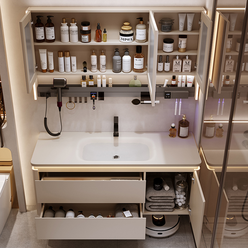 현대 간단한 욕실 캐비닛 세면대 빈티지 세면대 서랍 욕 - Home Bathroom Wash Basin 리뷰 및 가격