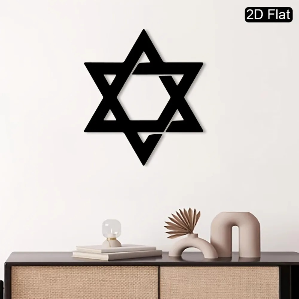 CIFBUY 철제 벽 장식 다윗의 별 금속 조각품 벽걸 - Home & Bathroom Building Products Pte Ltd Photos 리뷰 및 가격