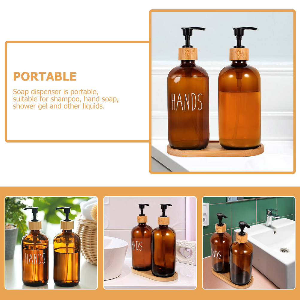 500Ml 리필 가능 유리 비누 디스펜서 주방 싱크 욕 - Home Bathroom Soap Dispenser 리뷰 및 가격