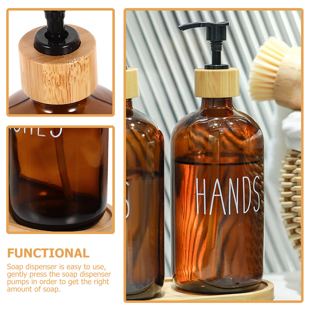500Ml 리필 가능 유리 비누 디스펜서 주방 싱크 욕 - Home Bathroom Soap Dispenser 리뷰 및 가격