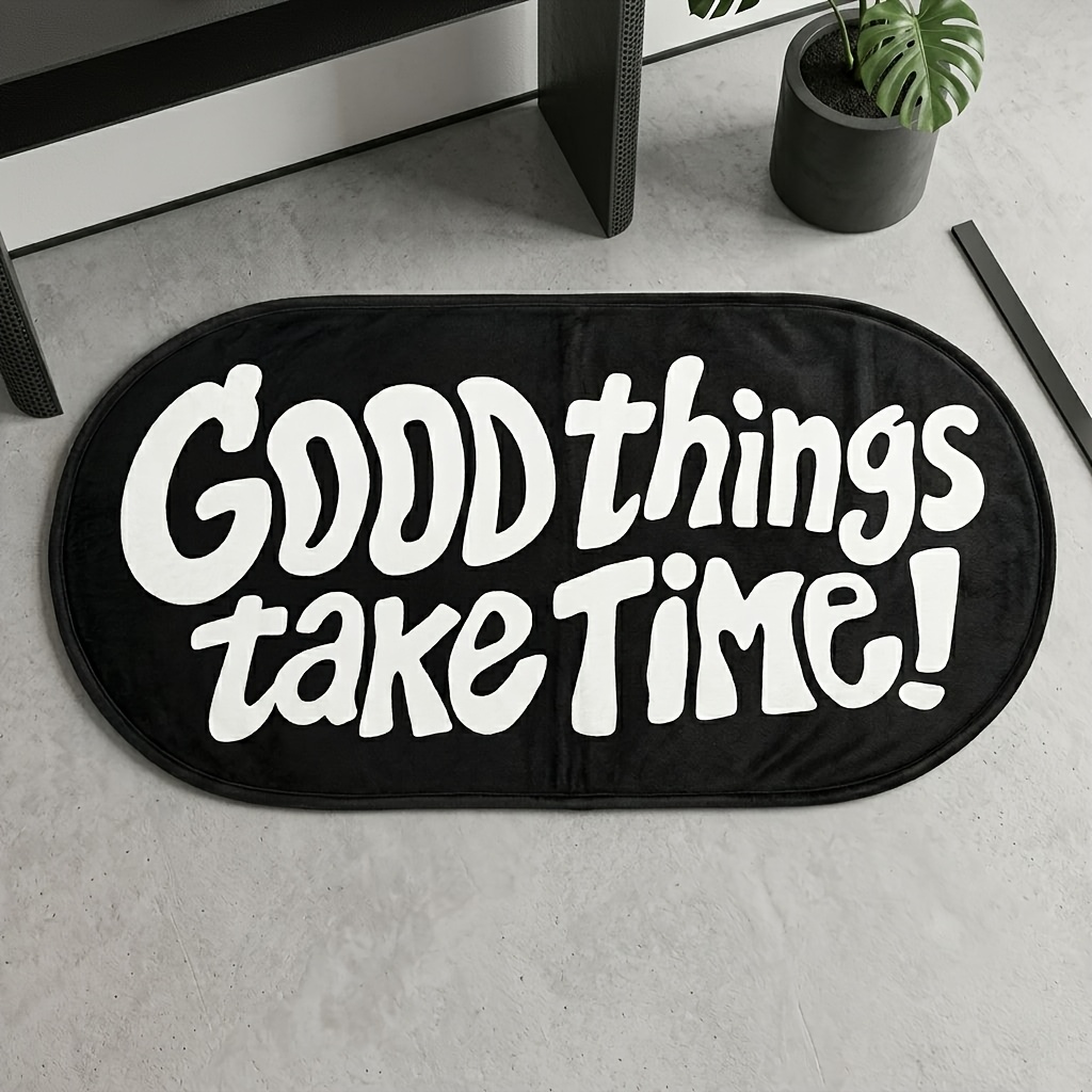비카마 굿 씽즈 카펫 블랙 오벌 도어매트 부드러운 침대 - Home Goods Bathroom Rugs 리뷰 및 가격