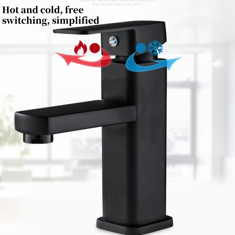 폭포 세면기 ABS 수도꼭지 블랙 핫 콜드 화장실 세면 - Home Bathroom Wash Basin 리뷰 및 가격