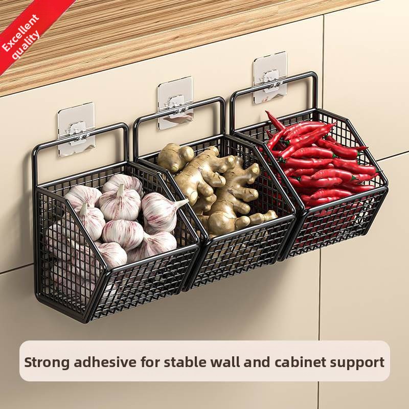 벽걸이형 주방 수납함 마늘 양파 생강 홀더 스테인리스  - Home Essentials Bathroom Organizer 리뷰 및 가격