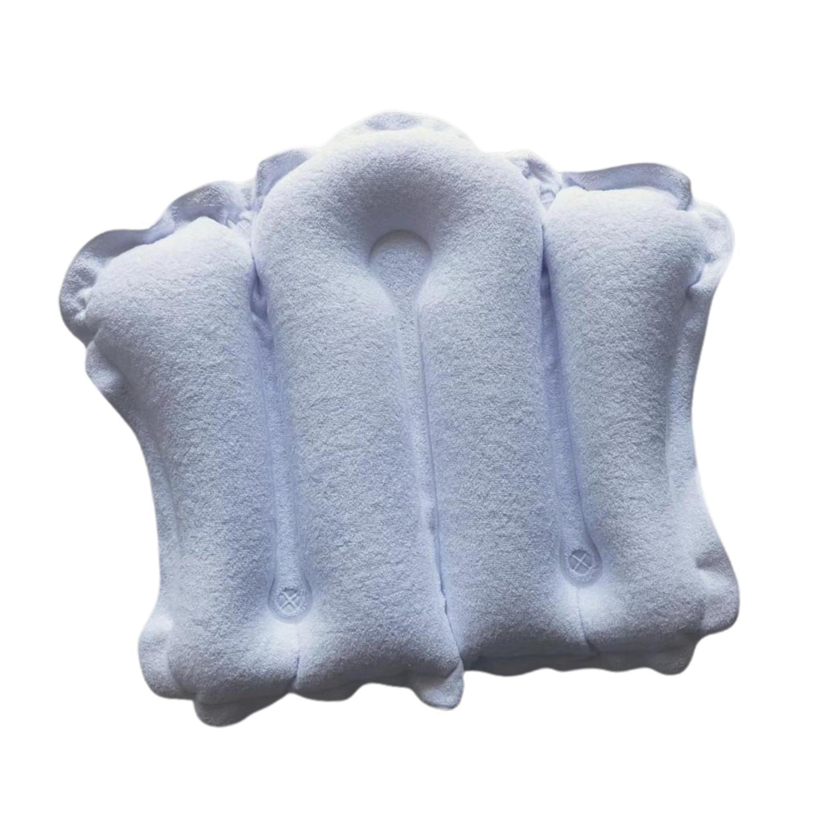 흡착판이 있는 풍선형 욕조 베개, 욕조용 부드러운 목욕 - Bathtub Pillow Inflatable 리뷰 및 가격