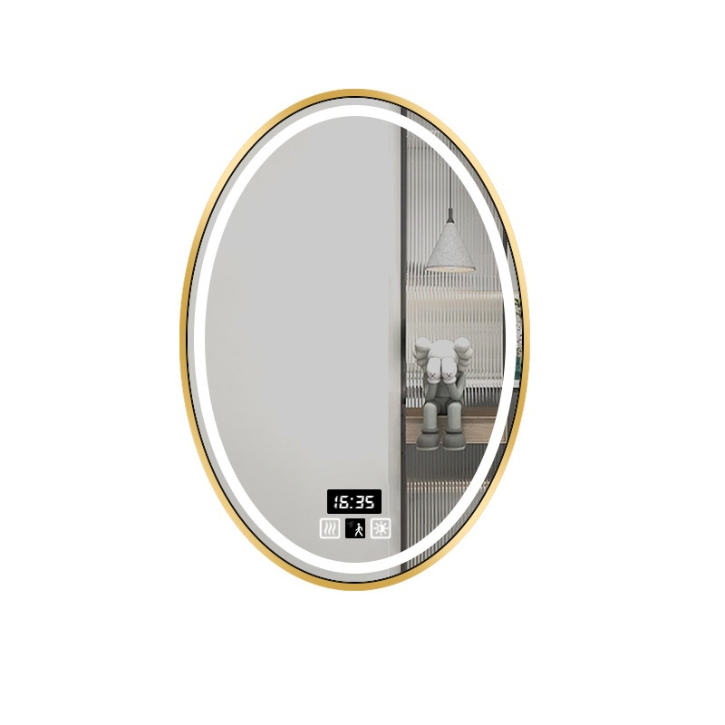 16x24인치 타원형 LED 욕실 거울 골드 프레임 김 - Bathroom Mirror Led 리뷰 및 가격