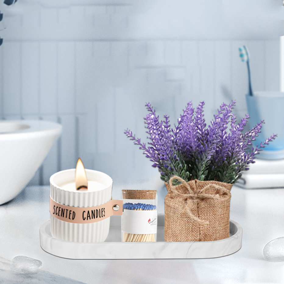 카운터 접시 비누 스폰지 홀더 드레서 화장품 반지 향수 - Home Essentials Bathroom Organizer 리뷰 및 가격