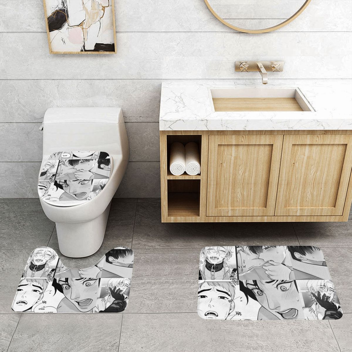 The Good Yaoi Boys 3 Pcs 목욕 매트 - Home Goods Bathroom Rugs 리뷰 및 가격