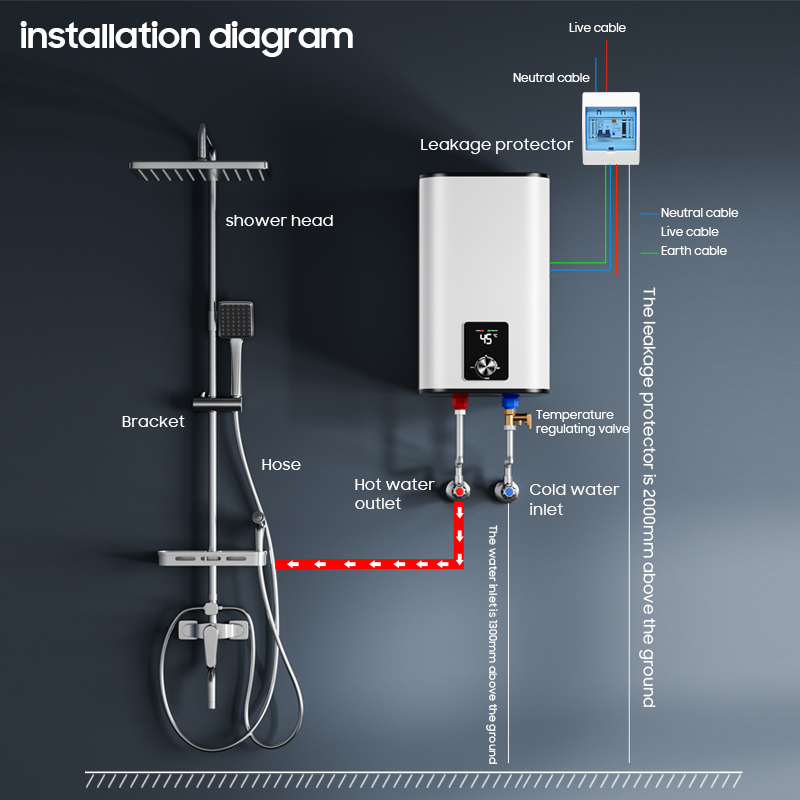 가정용 10L 20L 30L 50L 80L 100L 수 - Home Bathroom Geyser 리뷰 및 가격
