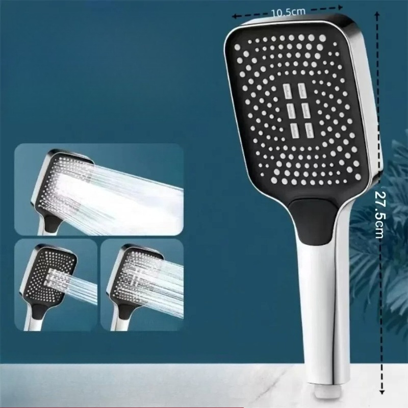 조절 가능한 3단계 고압 샤워헤드 대용량 절수 레인폴  - Home Bathroom Renovation 리뷰 및 가격