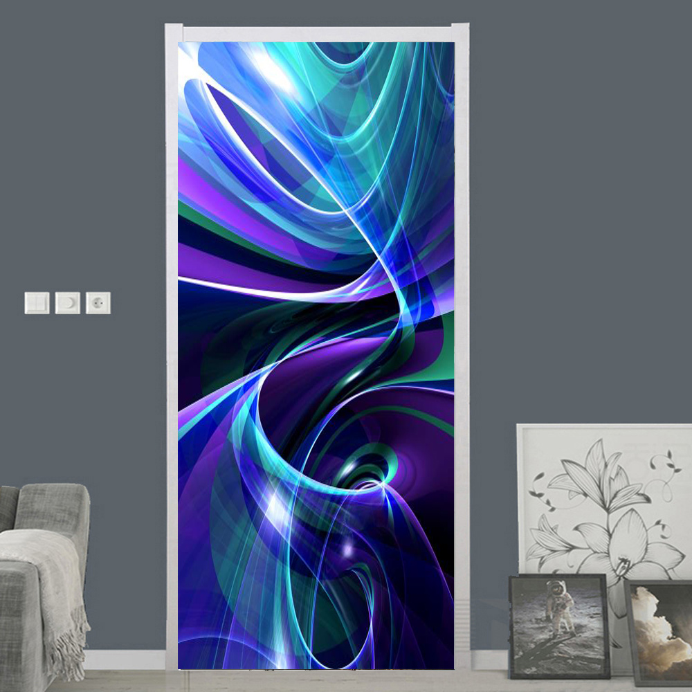 흰 장미 꽃 벽지 문 자기 접착 홈 디자인 문 커버 침 - Home Bathroom Wallpaper 리뷰 및 가격