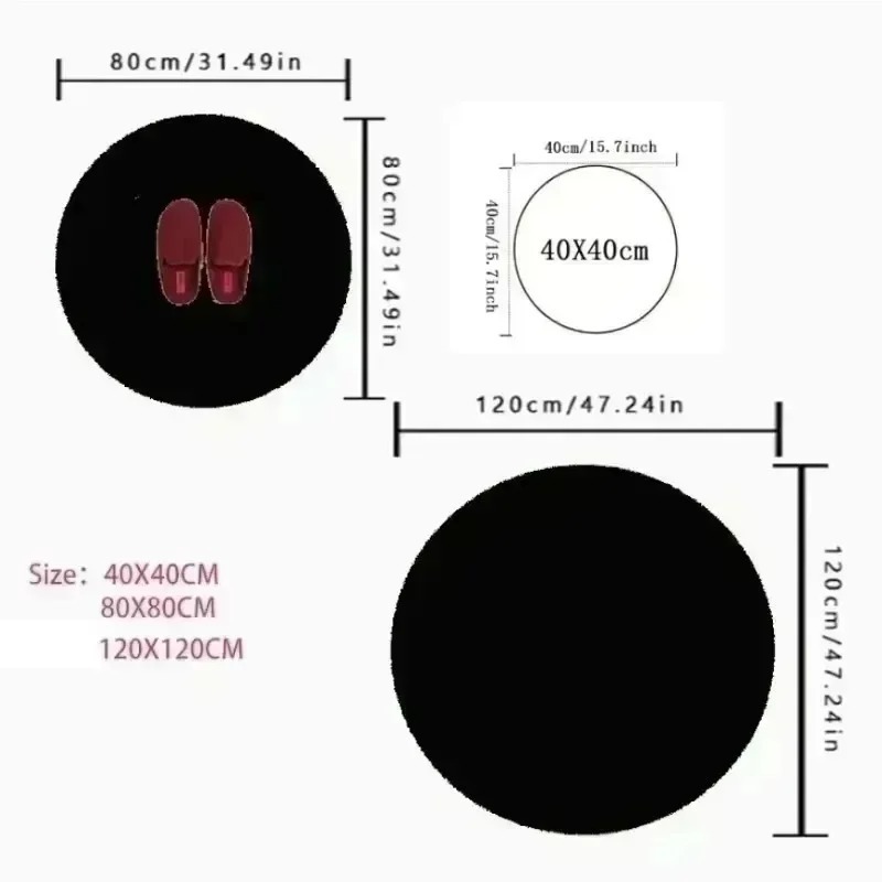 다채로운 사각형 패턴 원형 바닥 매트 밝은 색상 침실용 - Home Goods Bathroom Rugs 리뷰 및 가격