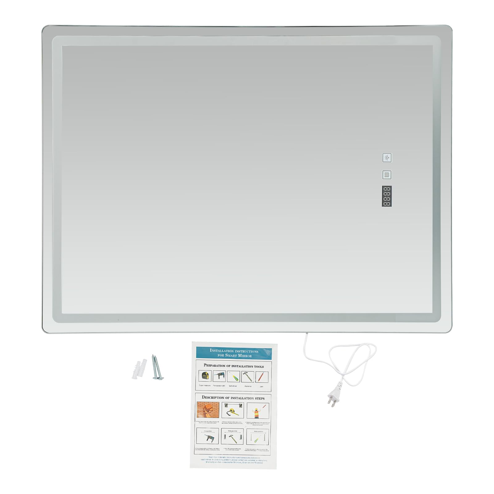 LED 욕실 벽걸이 거울, 500x700mm 스마트 김 - Bathroom Mirror Led 리뷰 및 가격