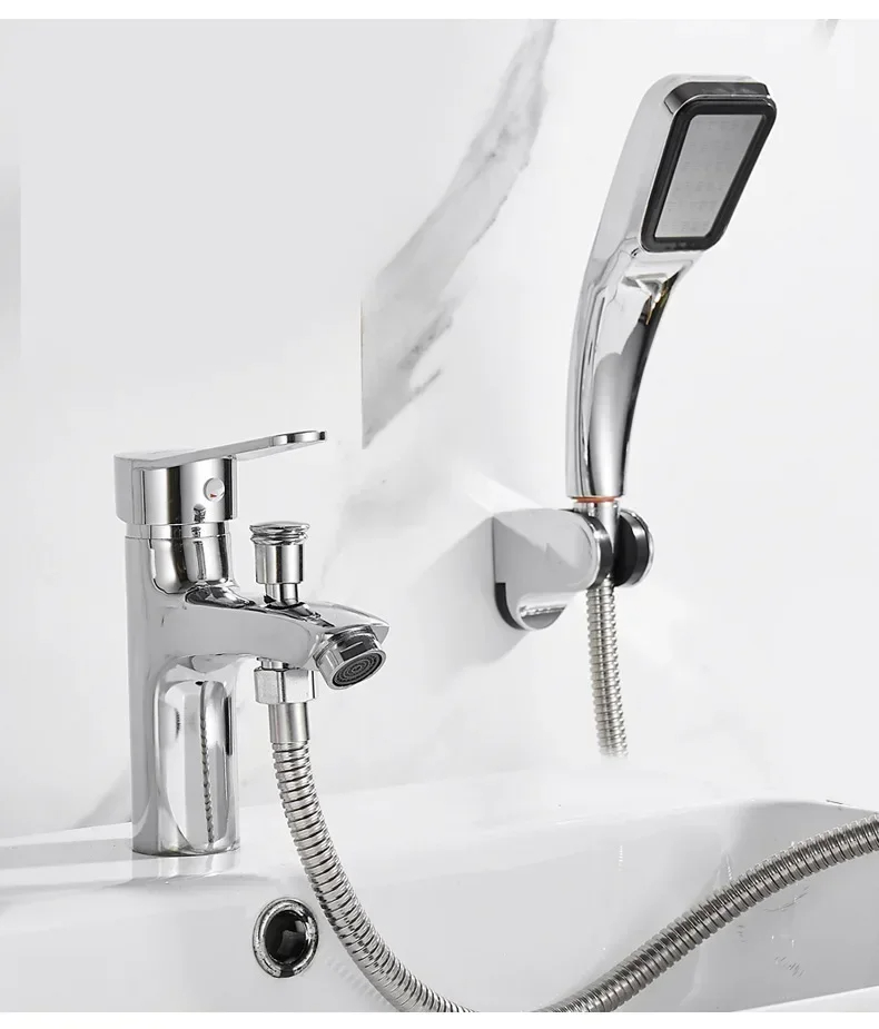 욕실 샤워 수도꼭지, 샤워 액세서리가 포함된 단일홀 세 - Home Bathroom Wash Basin 리뷰 및 가격